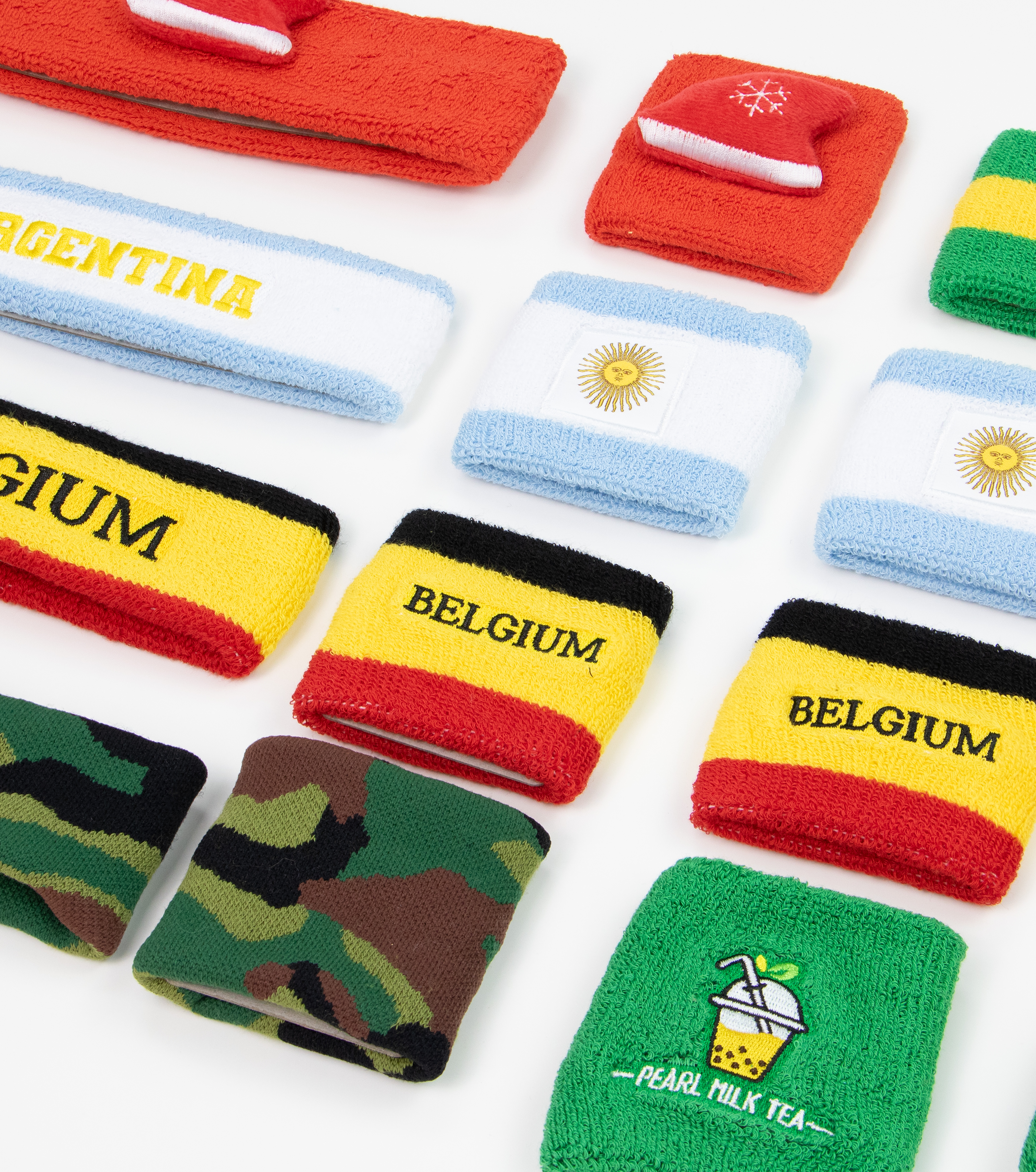 Sweatband set manufacturing for OEM and ODM programs